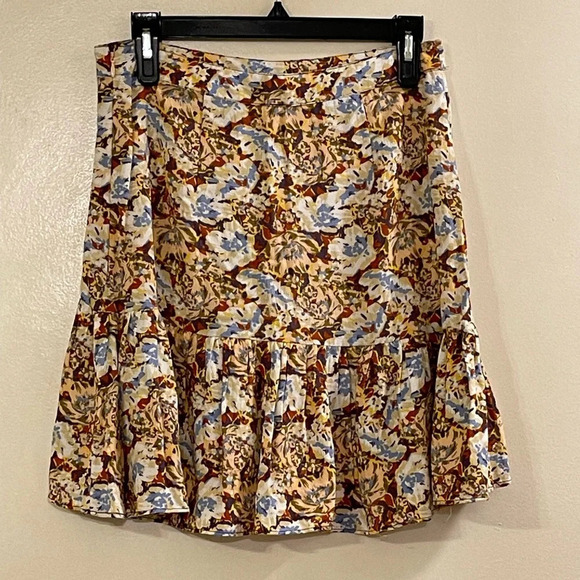 FREE PEOPLE NWOT Nadia Ruffle Mini Skirt in Yellow‎ - Picture 6 of 11